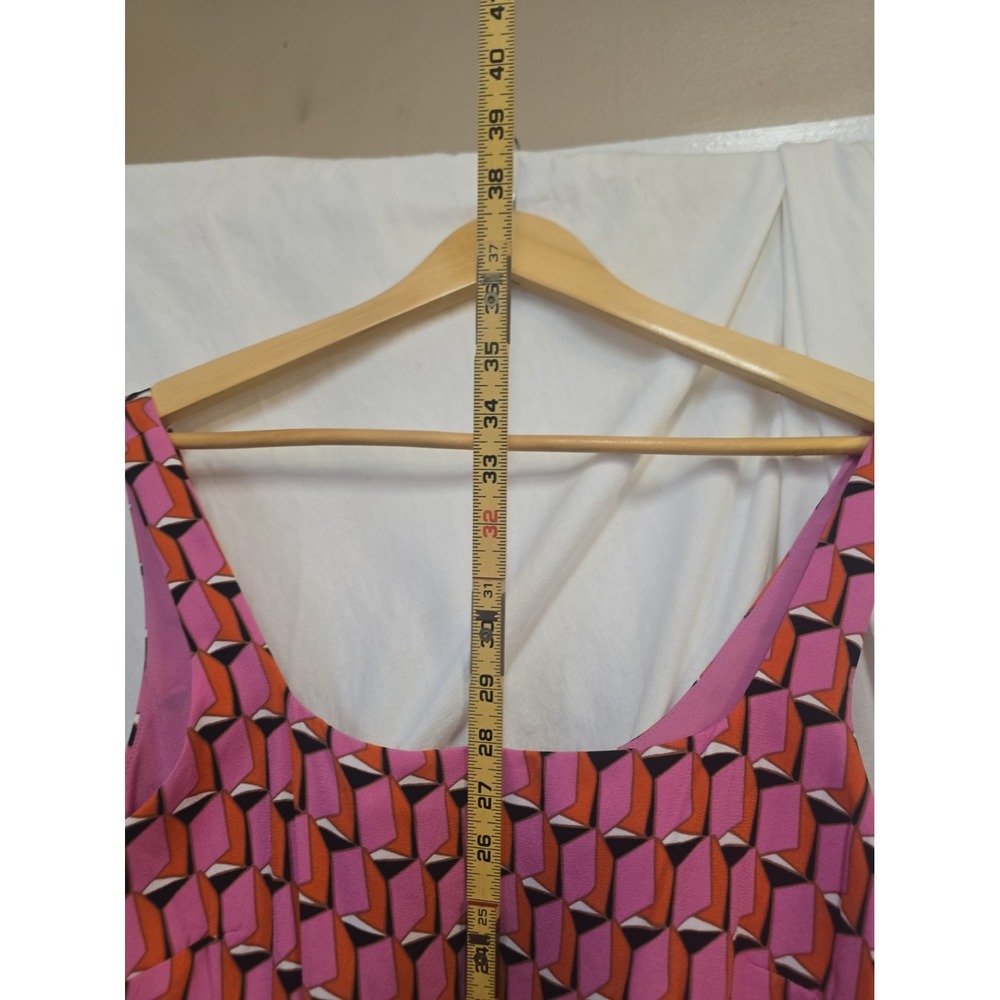 NWT Diane Von Furstenberg x Target DVF Mini Dress Pink 10 Geometric Mod Y2K - Picture 9 of 9
